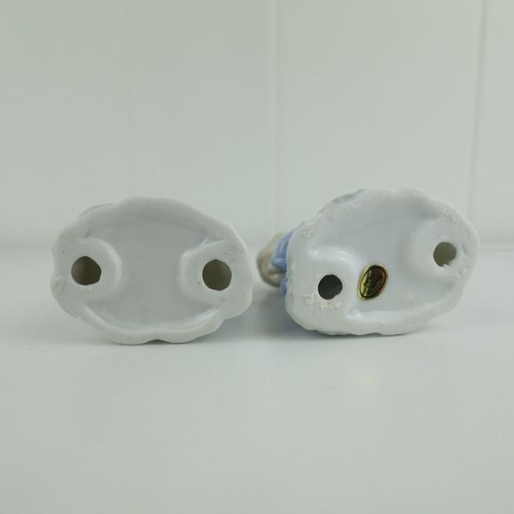 Angel Candleholders Kneeling Praying Set of 2 Vintage - Picture 7 of 8